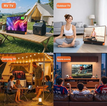 The Nomvia 4K GoScreen 24-32" — Portable Battery-Powered Smart TV