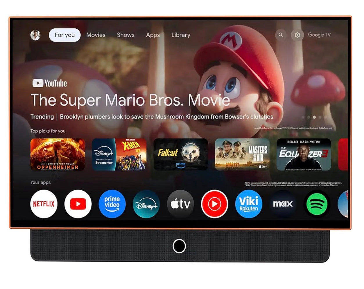 The Nomvia 4K GoScreen 24-32" — Portable Battery-Powered Smart TV